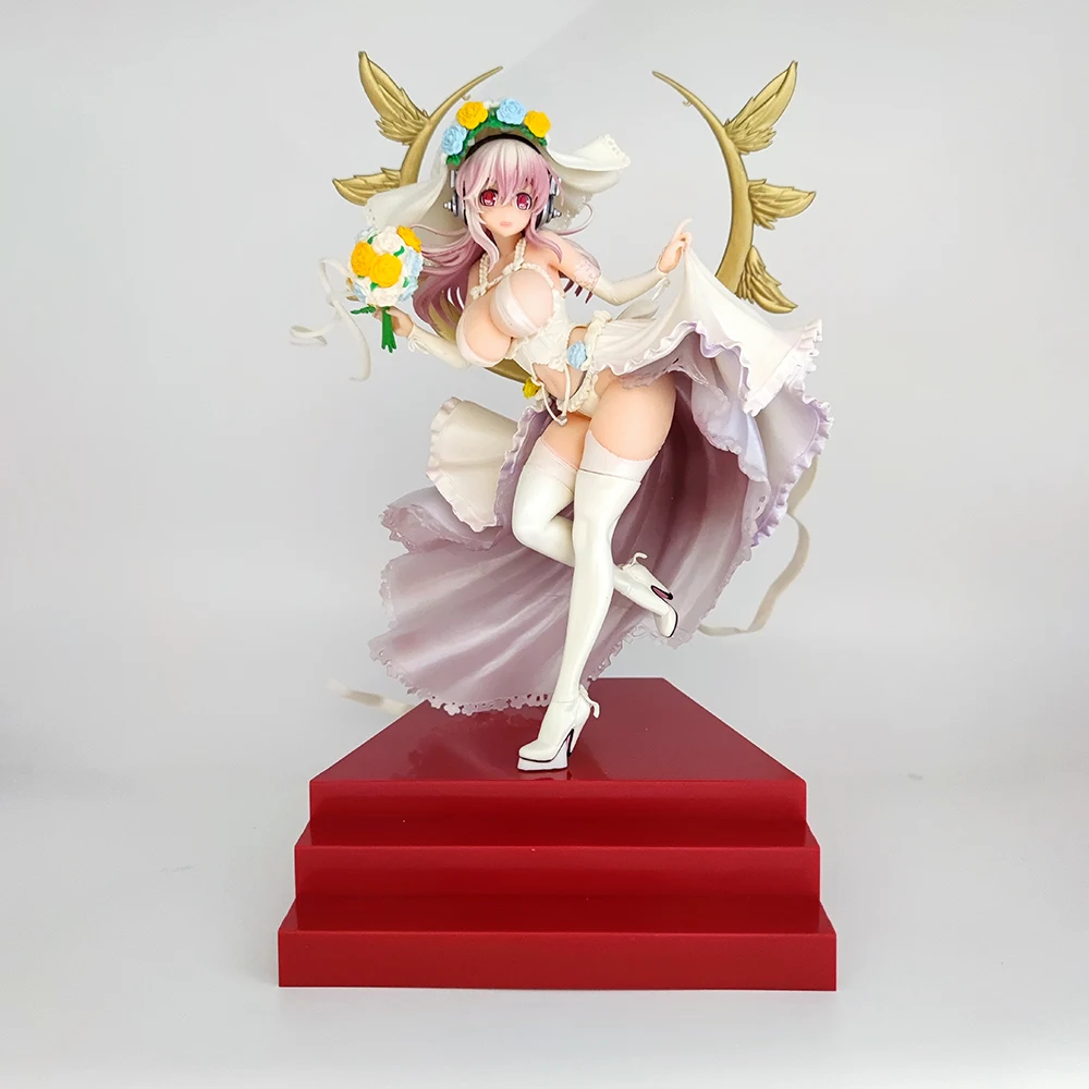 35 см Аниме Супер SONICO анимация SUPERSONICO Свадебная Девушка ПВХ экшн-фигурка игрушка