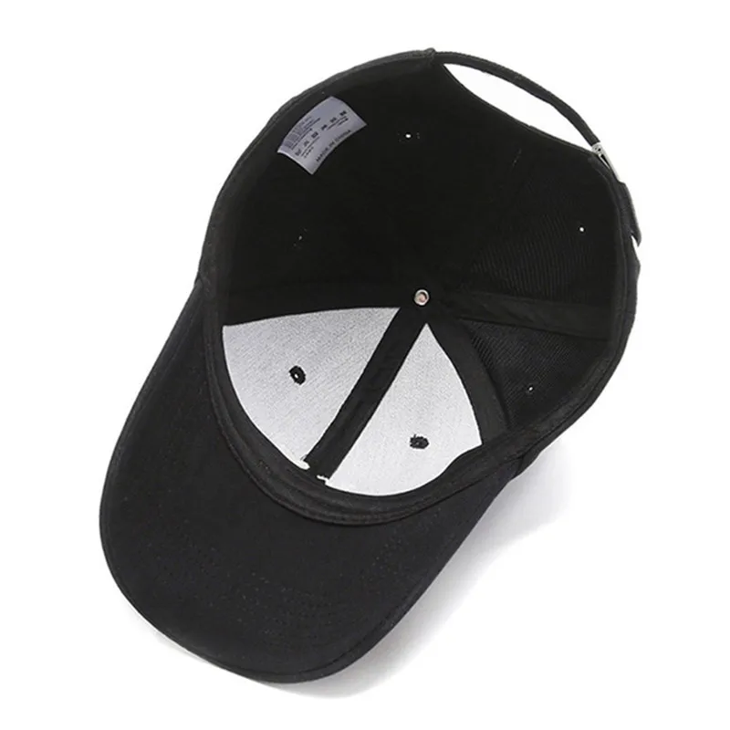 

XMAOMEIX Couple Hat Letter Embroidery Cotton Baseball Caps For Men Women Snapback Cap Adjustable Size Casual Black Sports Cap