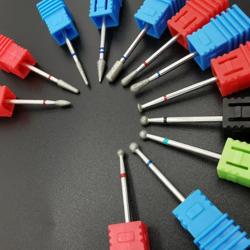 Набор алмазных насадок для маникюра набор фрез 4 шт./компл. | Красота и здоровье