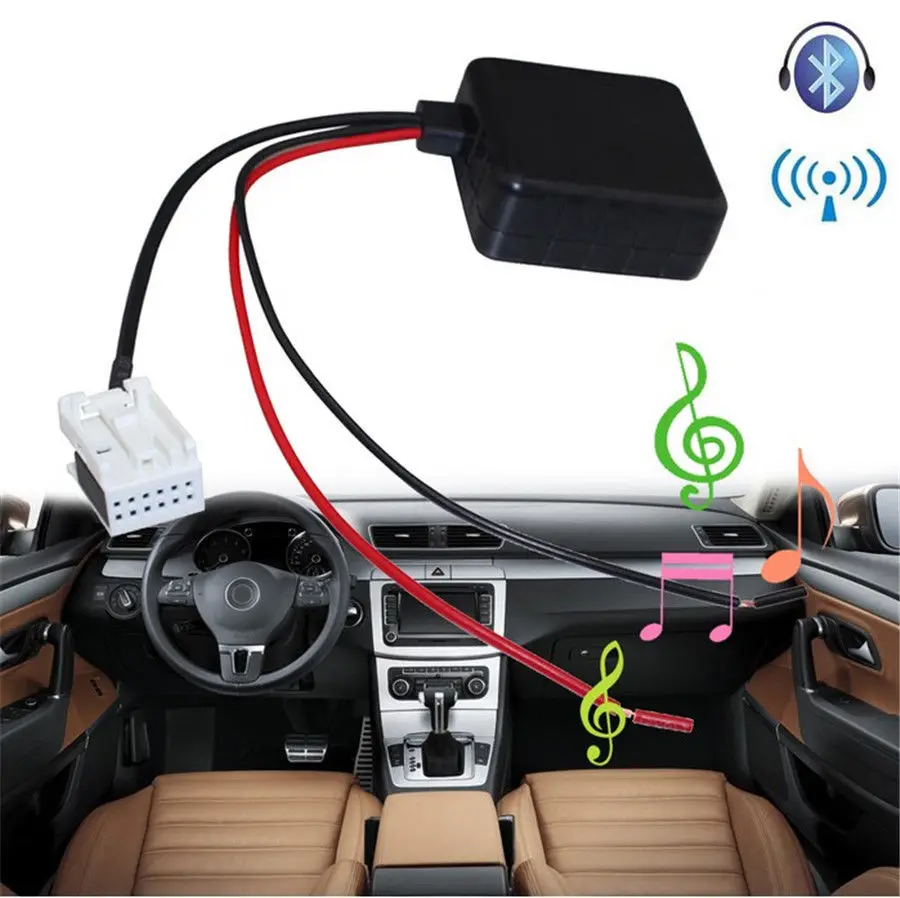 12 В для BMW E60 E61 E63 E64 Мини Bluetooth Радио стерео AUX адаптер приемник + фильтр