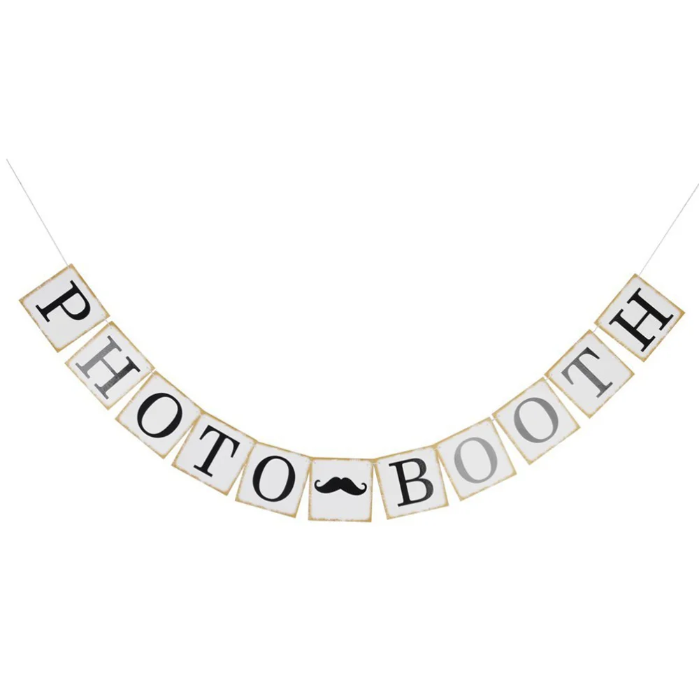 Свадебный баннерный Фотофон гирлянда реквизит юбилейный вечерние