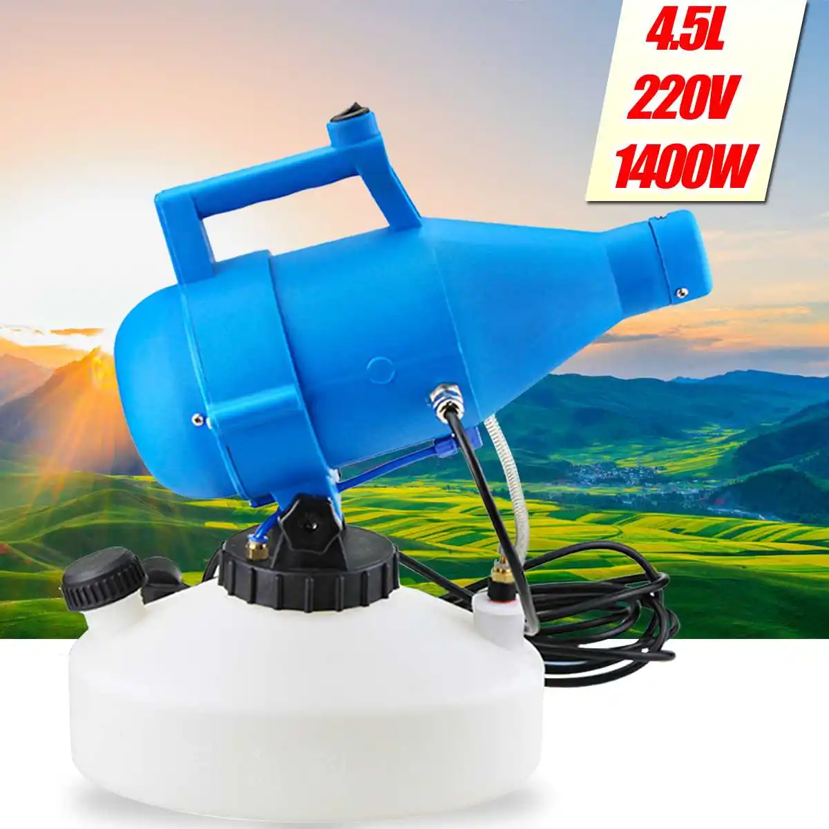 

220V 4.5L 1400W Портативный Электрический ulv-распылитель машина опрыскиватель Отели дезинфекции домашнего Sterilizat проживания офисной промышленнос...
