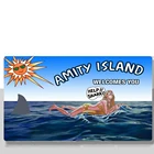 Amity Island Акула рекламный щит металлический жестяной знак настенный налет