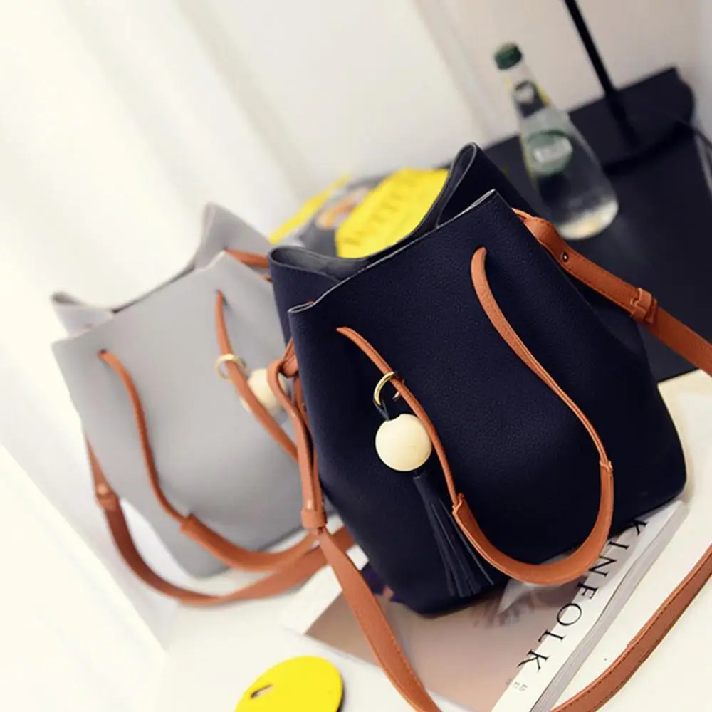 Женская сумка на плечо с кисточками через Новая модная женская из искусственной