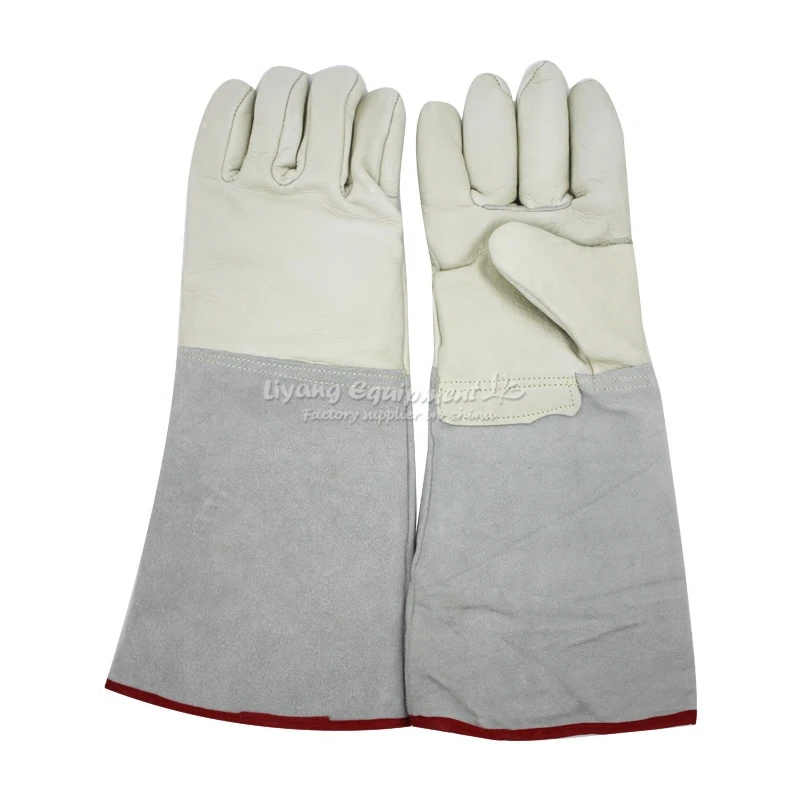 

LY 25CM 30CM 35CM 40CM 45CM 60CM cold-resistant liquid nitrogen-proof gloves prevention range from minus 180 to 250 degree