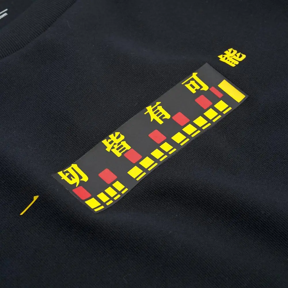 Мужская футболка с коротким рукавом Li Ning Спортивная из 100% хлопка графическим