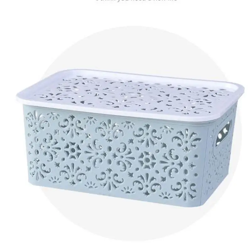 Пустая корзина для хранения домашнего офиса креативная пластиковая коробка