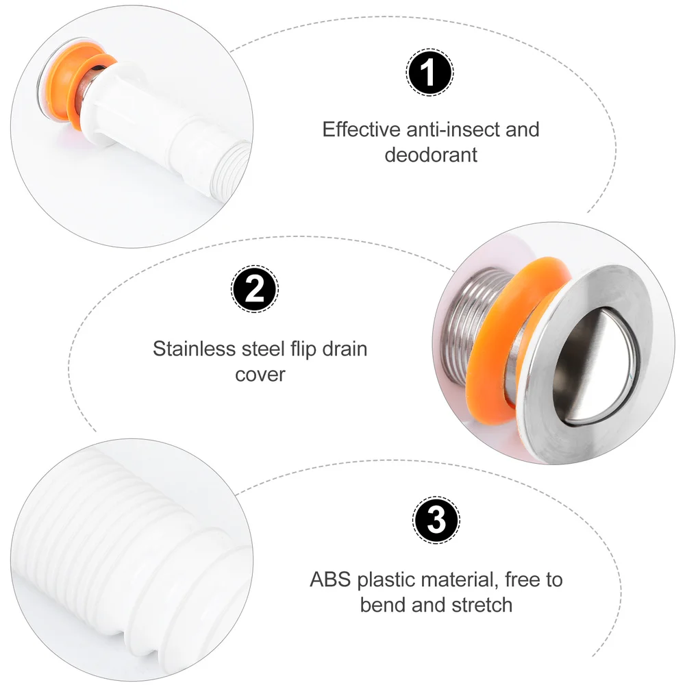 Масштабируемый дезодорирующий шланг для раковины водосточная труба слива воды
