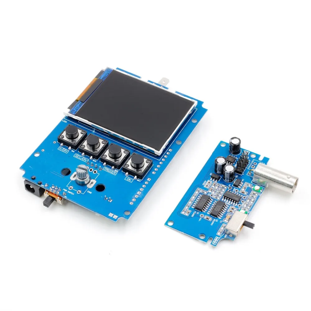 DSO150 Цифровой Осциллограф Логический анализатор комплект ARM Cortex-M3 2 4 &quotTFT экран с