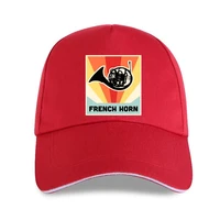 new men baseball cap french horn vintage marching band poster french horn tops women
