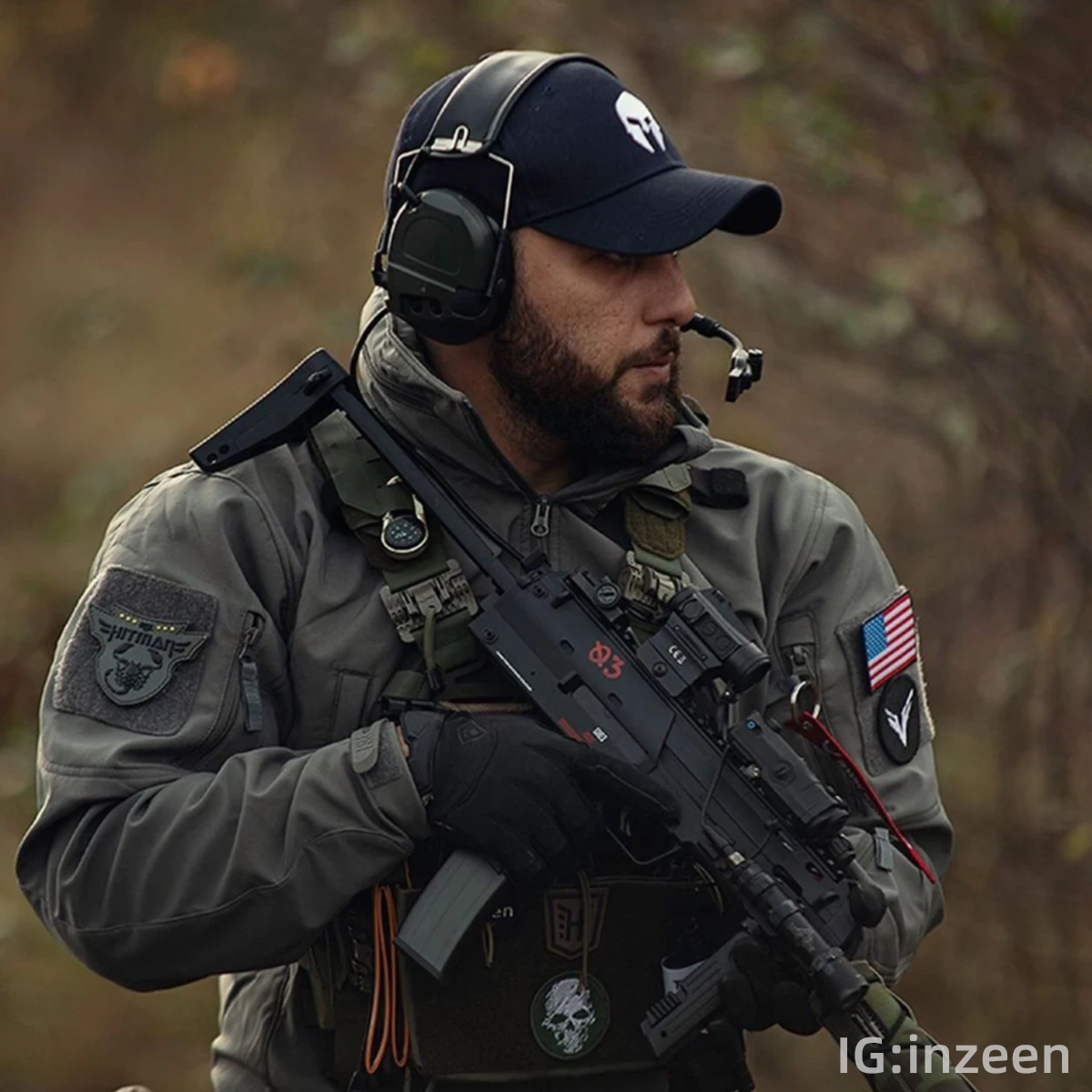 TAC-SKY Tactical headset TCI LIBERATOR  Silicone Earmuff Noise Reduction Pickup Outdoor Hunting Sports Military headset+u94ptt