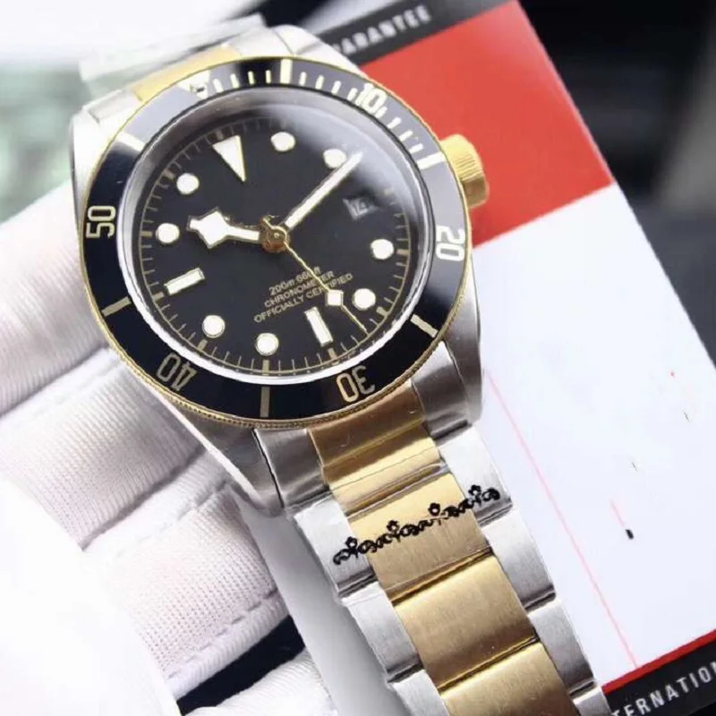 Автоматические Мужские механические часы Miyota8215 Diver 41 мм сапфир нержавеющая сталь