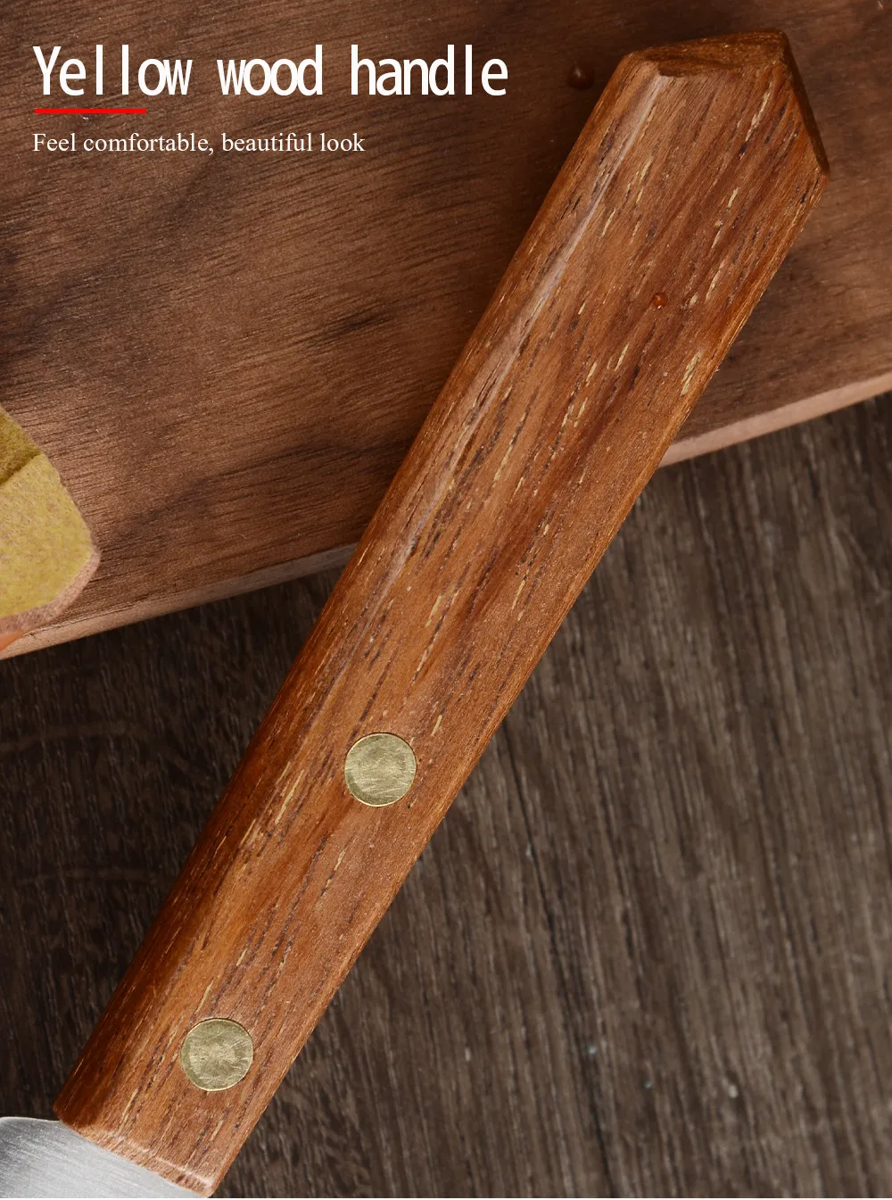 Нож шеф-повара Sowoll 6 5 дюйма кухонный нож с косточками лезвие из нержавеющей стали