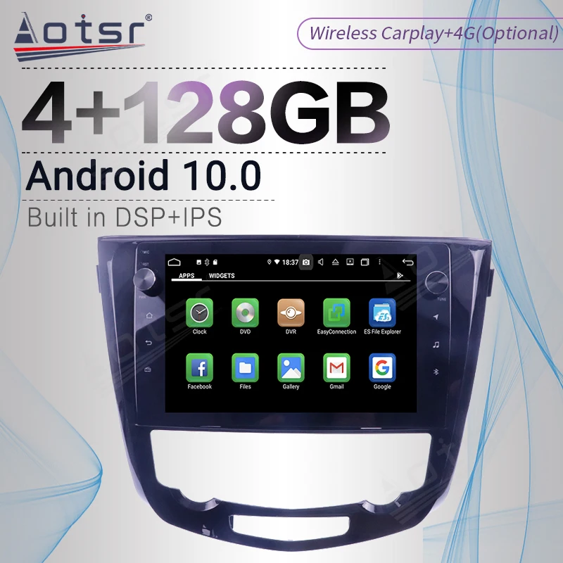 

128G Android Screen Player Car For Nissan X-Trail xtrail X Trail 3 T32 2013-2017 Qashqai 2 J11 Auto Radio Audio Stereo Head Unit