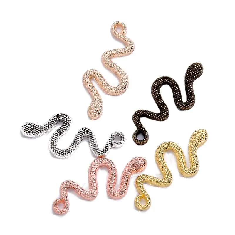 15 шт. 5 цветов 2020 новый продукт подвеска в виде змеи для ювелирных изделий из