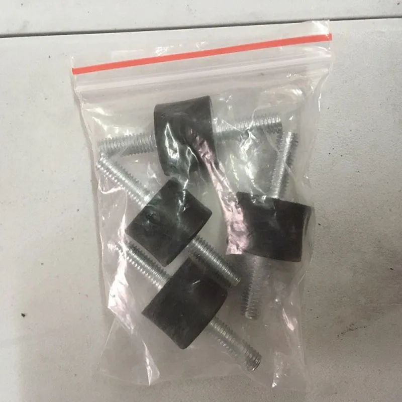 

4pcs Double Male Thread Rubber Shock Absorbers Anti Vibration Silentblock Boat Car Bobbin Shock Absorber Tools M3 M4 M6 M8