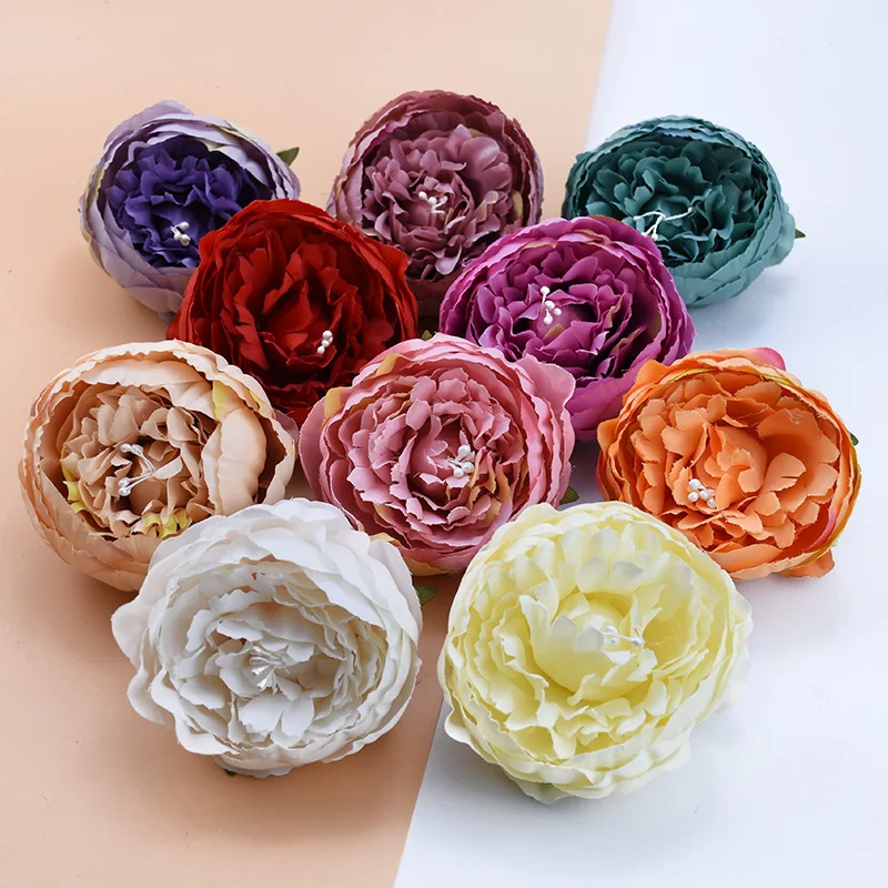 2/5 шт. декоративные цветы с тычинками пиона | Дом и сад