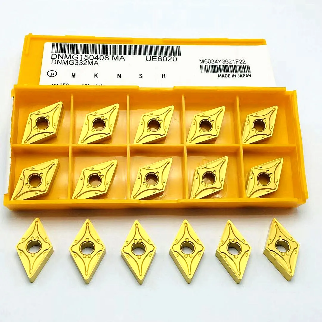 

10pcs DNMG150408 MA UE6020 carbide turning inserts high precision turning tools CNC DNMG 150408 machining stainless steel