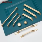 KK  FING золотые ручки, дверные ручки для кухонного шкафа, удлинительные ручки для ящиков шкафов, ручки и ручки для кухонного шкафа