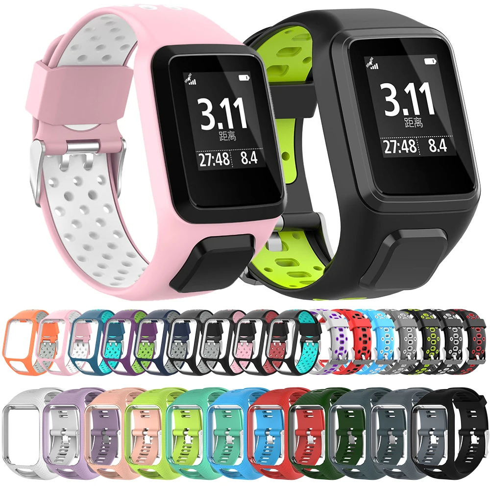 Силиконовый сменный ремешок для часов Tom 4 2 3 серии наручных Ремешок TomTom Runner GPS