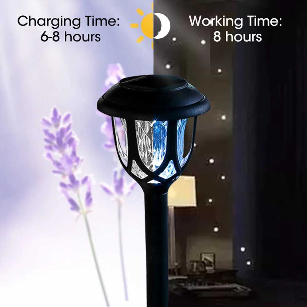 4/8 шт. водонепроницаемый светильник на солнечной батарее переключатель