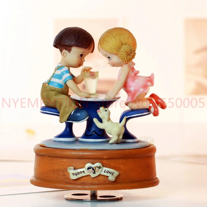 5 шт. декоративная музыкальная шкатулка джулет ет джим | Дом и сад