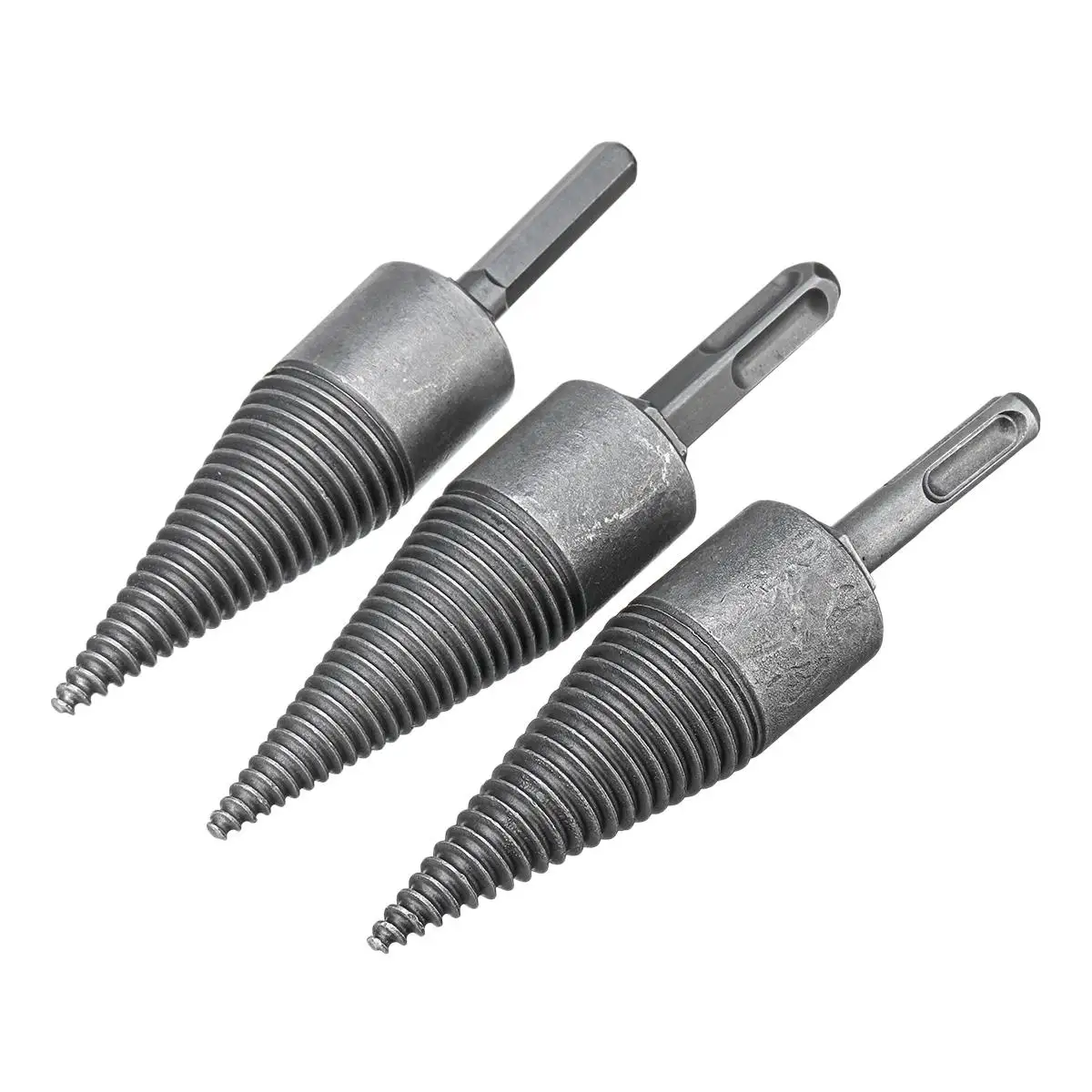 

32x145mm Firewood Machine Drill Bit For Split Wood Reamer Punch Driver Square Shank/Round Shank/Hex Shank Split Drilling Tools