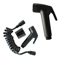 l21c black handheld bidet spray abs shower sprayer set toilet faucet bidet hose