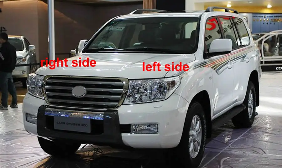 Для 2008- LAND CRUISER Lc200 чехол для фар корпус противотуманных фар маска Прозрачная крышка лампа для фар корпус объектива