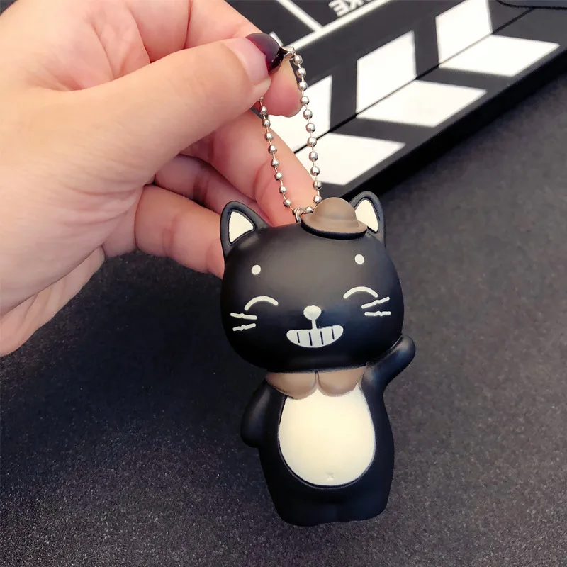 Корейская версия мультфильма влюбленные кошки милая маленькая черная кошка