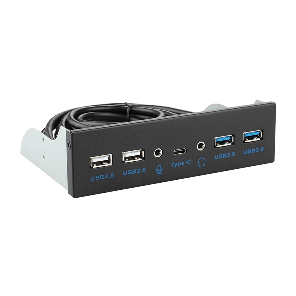 MOWU Новое поступление 5 25 дюйма USB 3 1 Gen 2 10 Гбит/с порт типа с HD аудио Фронтальная