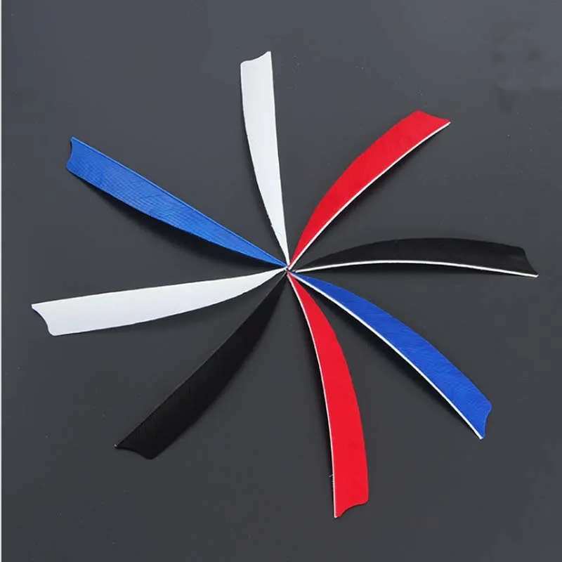 4 цвета стрельба из лука турецкое перо дюйма охотничьи лопасти-стрелки Флетчинг