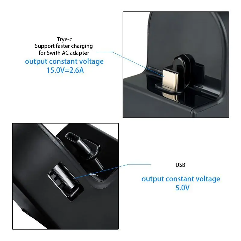 Type C For Nintendo Switch Charge Dock Adjustable NS Charger Stand Adapter Station Nintend Lite 2 in 1 | Электроника