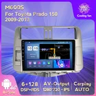 Автомобильный GPS-навигатор IPS HD 1280*720 Android 11 DVD мультимедийный плеер для Toyota Prado 150 2009-2013 стереопроигрыватель Carplay AUTO BT