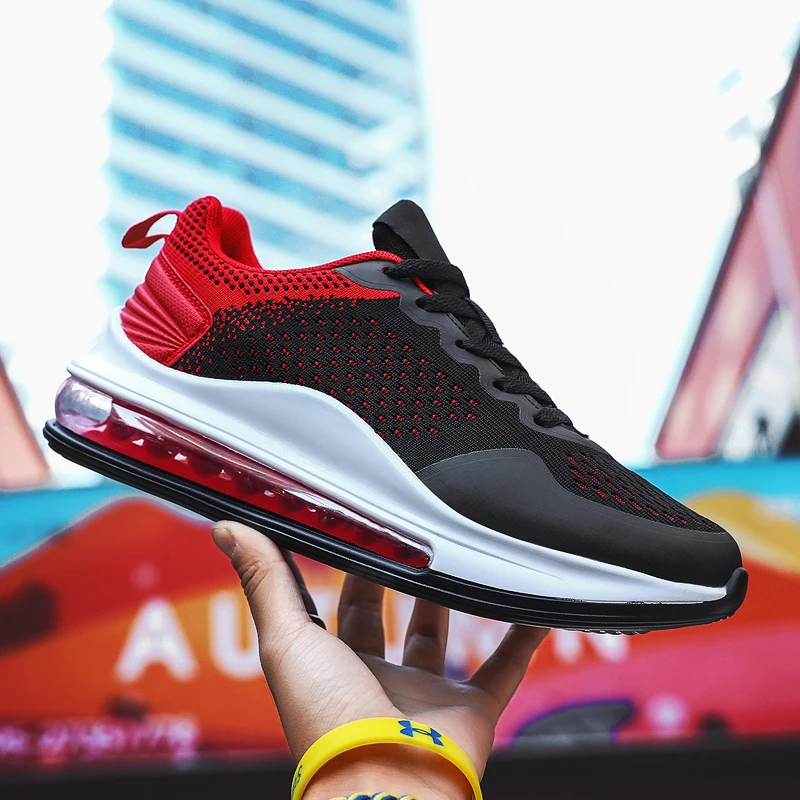 

Мужские кроссовки для бега, 6 цветов, Пара спортивных кроссовок на воздушной подушке обувь удобные Тренеры, уличная прогулочная обувь 2019