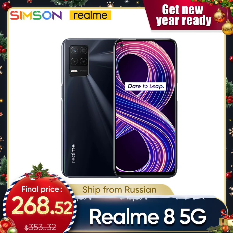 

Смартфон Realme 8 5G, 6 + 128 ГБ, 90 Гц