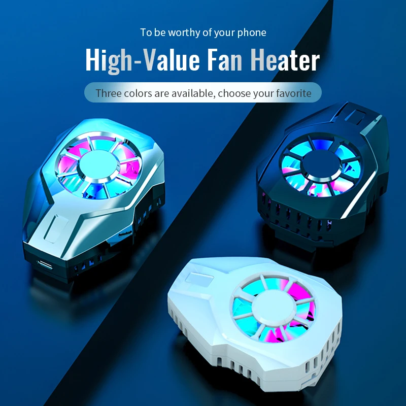 

Portable Cooler Fan Game Mobile Phone Cooler USB Powered Cell Phone Radiator Snap-on Cooling Tool For Xiaomi IOS android Huawei