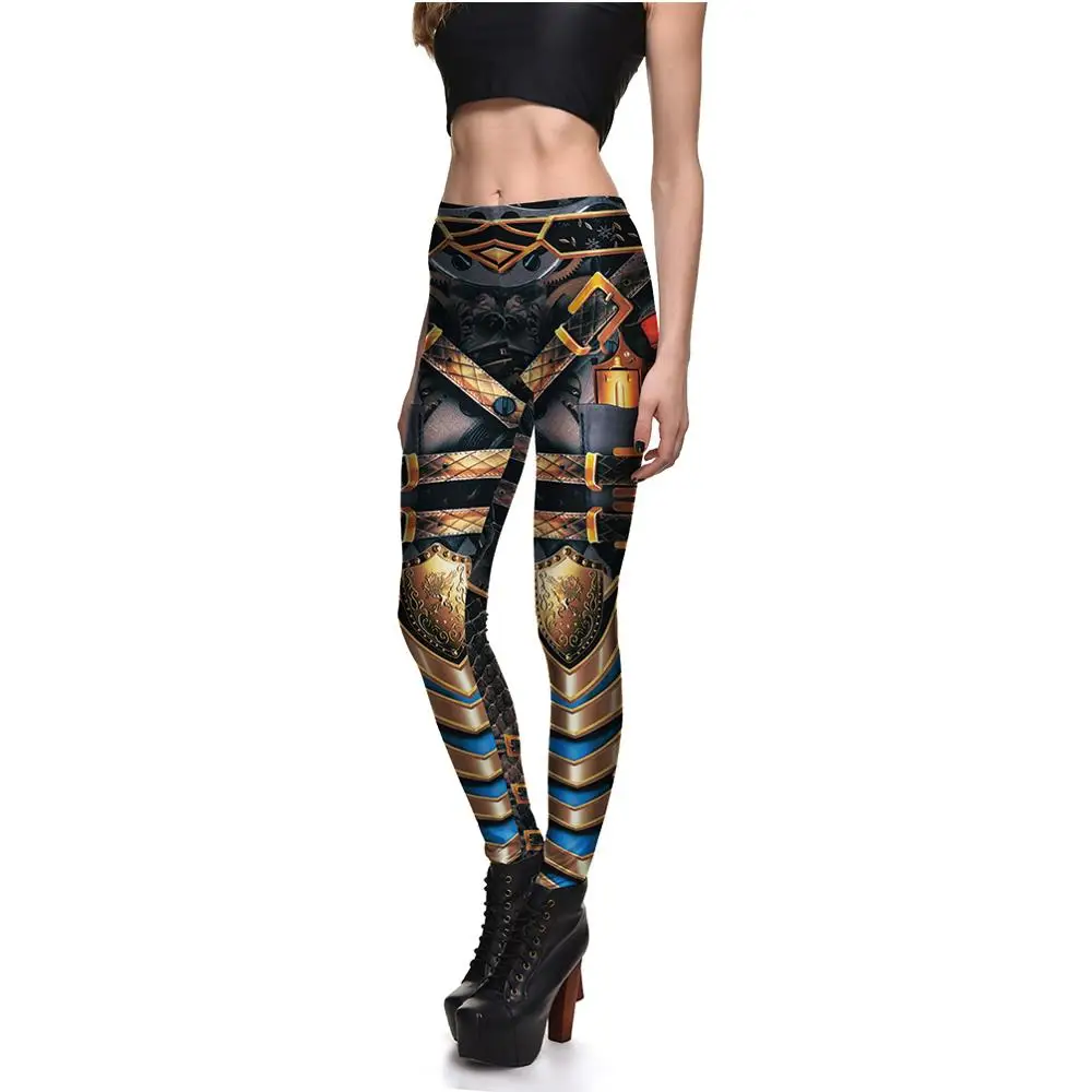 Women's High Waist Skull Love Mask Print Leggings - 20 Styles Fashion Slim Fit Sexy Pants