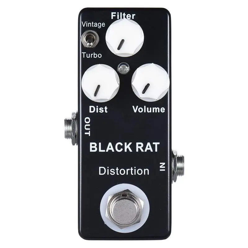 

Педаль эффектов для мини-гитары Mosky Black RAT Distortion
