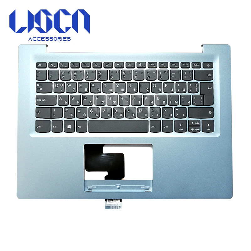 

New For Lenovo ideapad 120S-14 Cover Palmrest Upper Case Bulgarian Keyboard Bezel 5CB0P23791