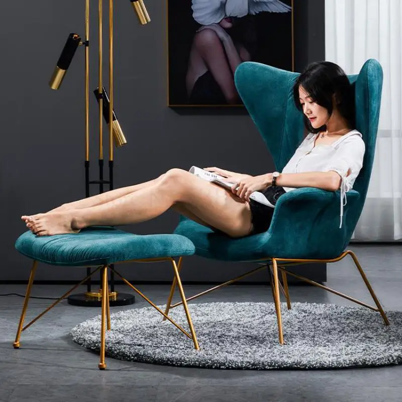 Светильник роскошный одиночный диван стул скандинавский для гостиной железный