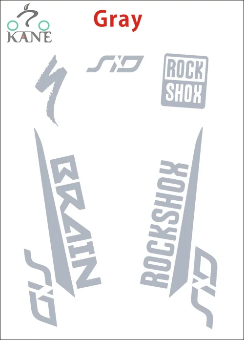 Комплект из 2 предметов/набор Rockshox мозга SID вилка Велосипедное колесо украшения