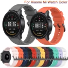 Ремешок сменный силиконовый для Xiaomi Mi Watch, спортивный цветной браслет для наручных часов Mi Watch