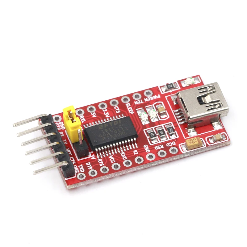 Последовательный модуль адаптера FT232RL FTDI USB 3 В 5 в TTL для мини порта Arduino FT232.