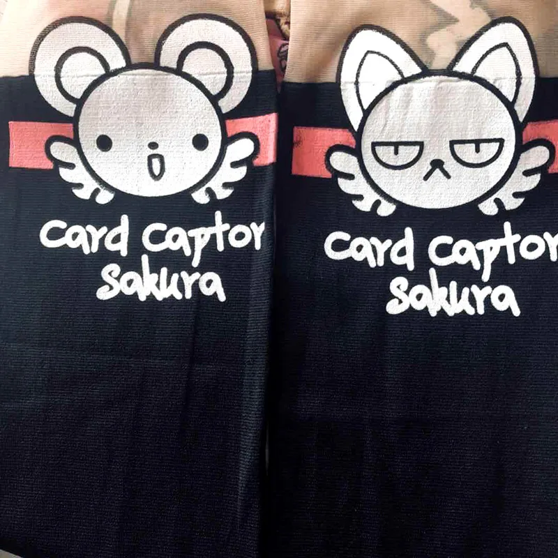 17 Anime cartoon stockings cat loving heart bear totoro devil Kumamon bowknot cute fun sweet women cotton stockings cosplay kawaii - Цвет: 17
