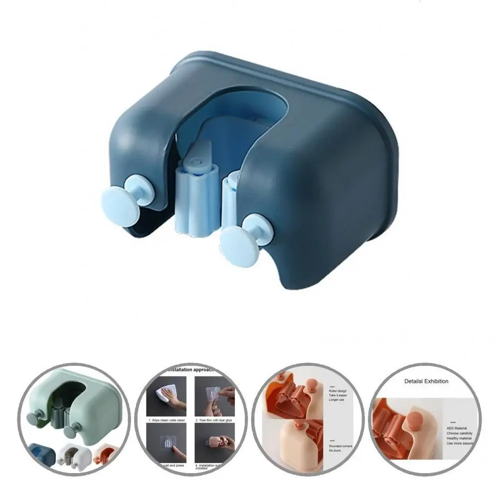 

Smooth Edge Special Comfortable Touch Mop Holder Hook Seamless Mop Hanging Hook Multi-function for Balcony