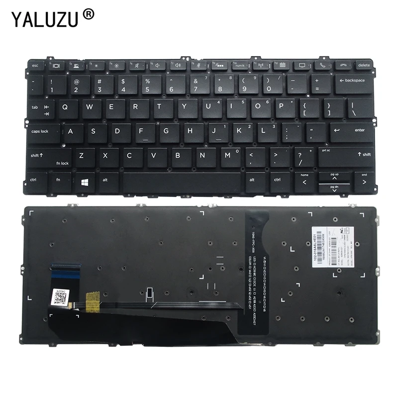 YALUZU новая клавиатура для ноутбука HP Elitebook X360 1030 G2 с подсветкой 918018-001 | Компьютеры и
