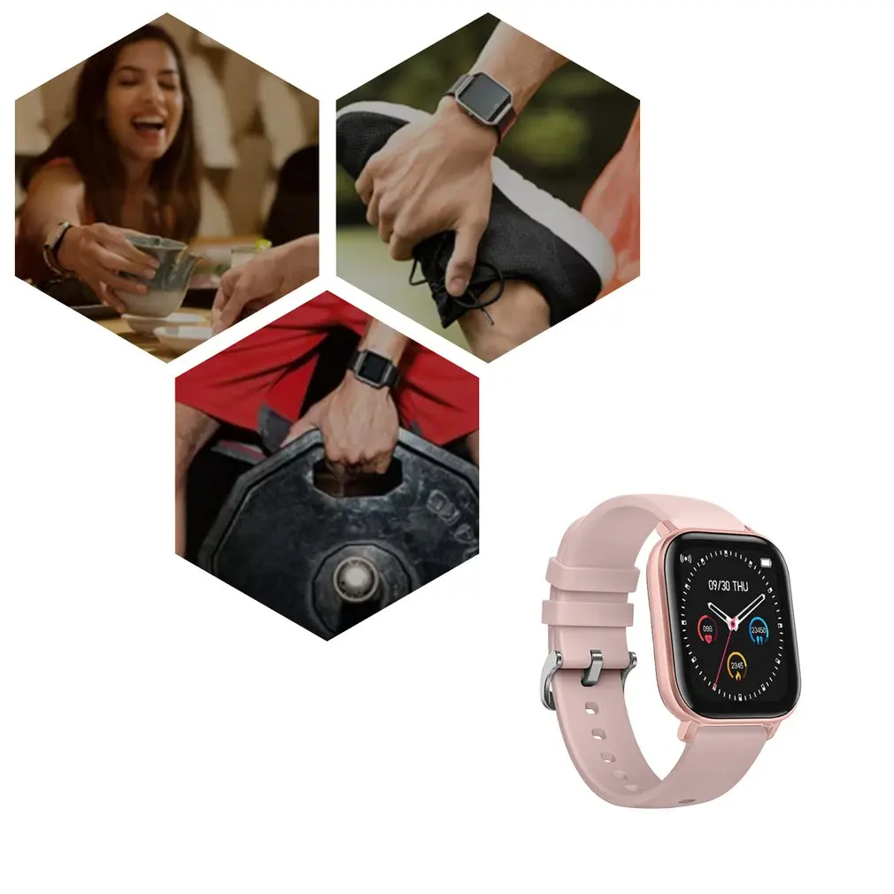 

P8 IP67 Waterproof 1.4 Inch Full Touch Screen Heart Rate Blood Smart Sports Watch