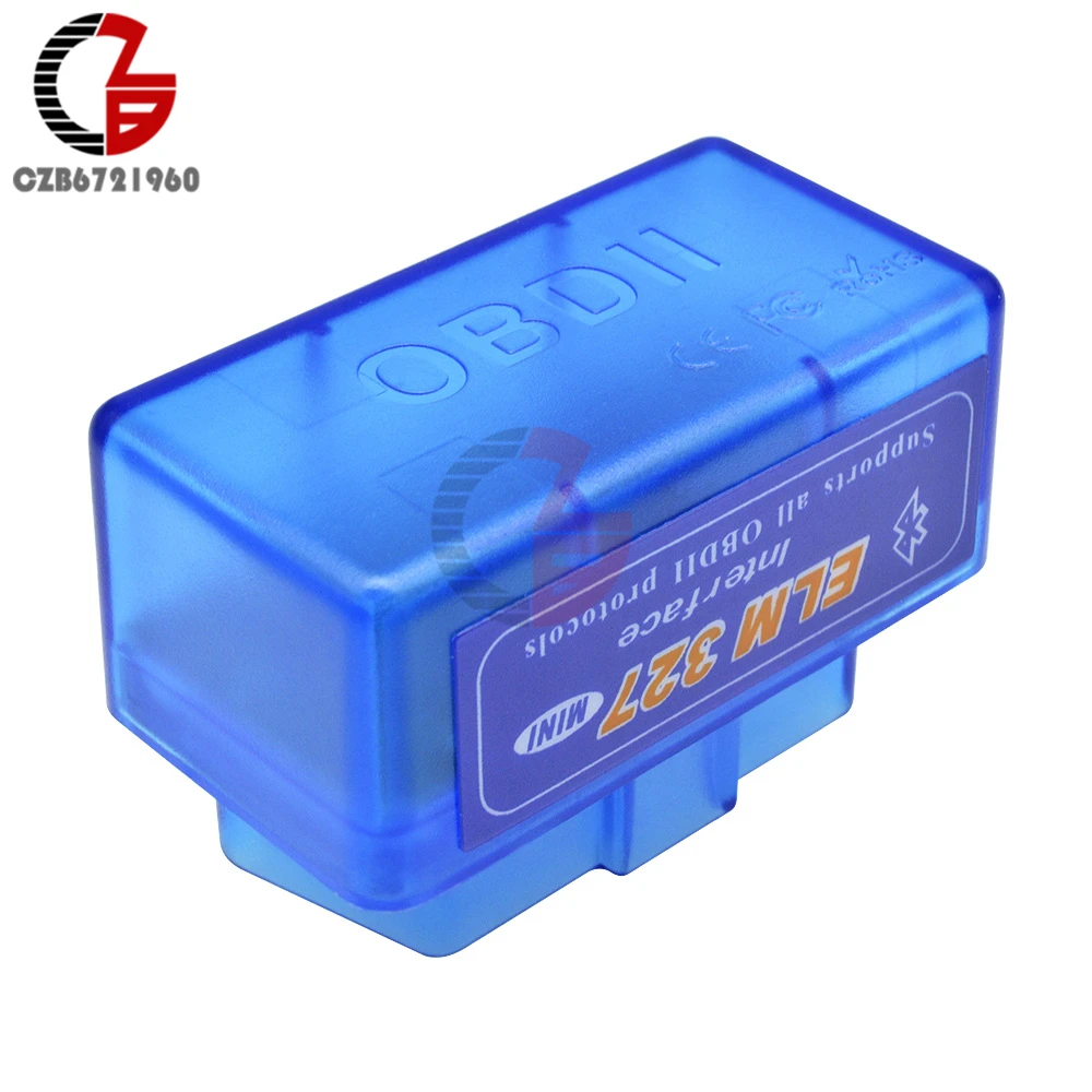 Мини ELM327 V2.1 OBD-II OBD2 Bluetooth диагностический авто интерфейс сканер Код считыватель сканирующий инструмент для Android ПК