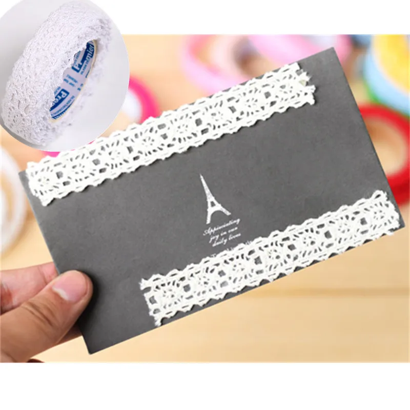 1 шт. DIY кружевной отделкой чередование для маскировки самоклеящаяся